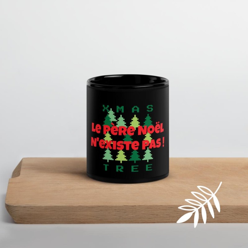 Mug brillant noir