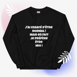 Sweat Unisexe à Col Rond
