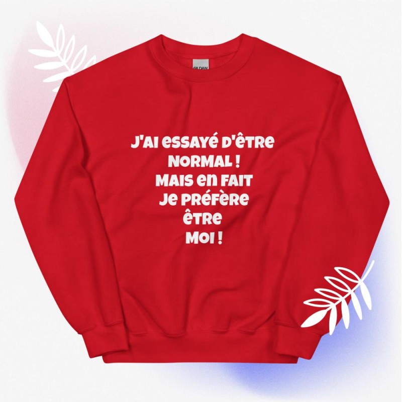 Sweat Unisexe à Col Rond
