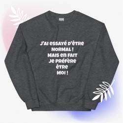Sweat Unisexe à Col Rond