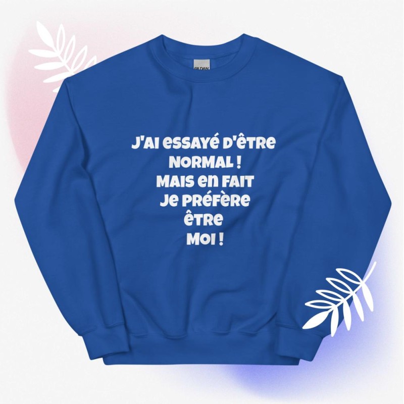 Sweat Unisexe à Col Rond