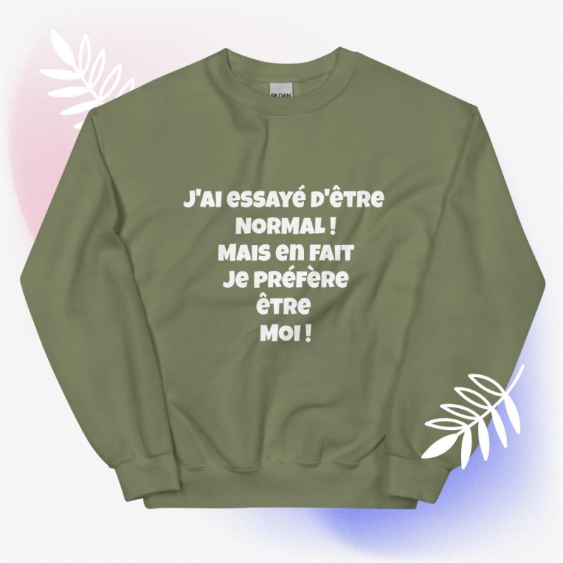 Sweat Unisexe à Col Rond