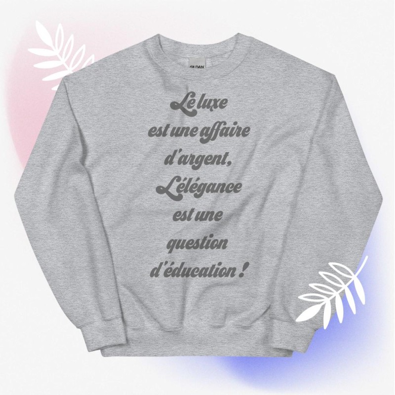 Sweat Unisexe à Col Rond
