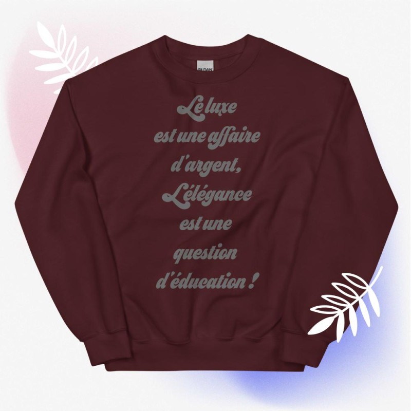 Sweat Unisexe à Col Rond