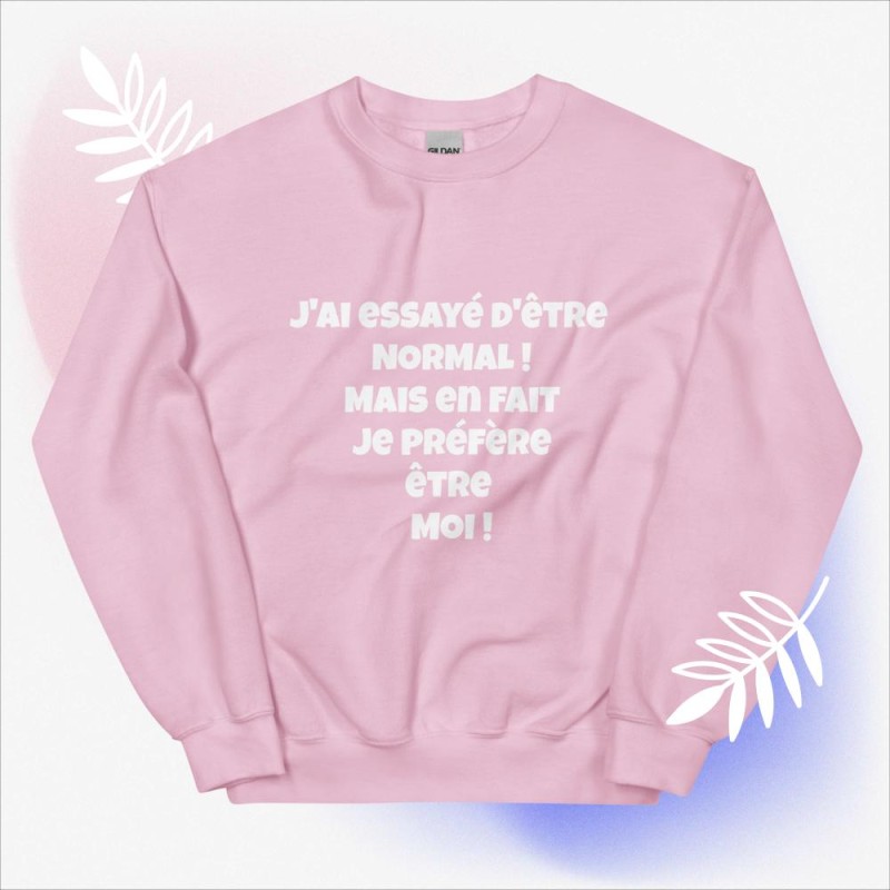Sweat Unisexe à Col Rond