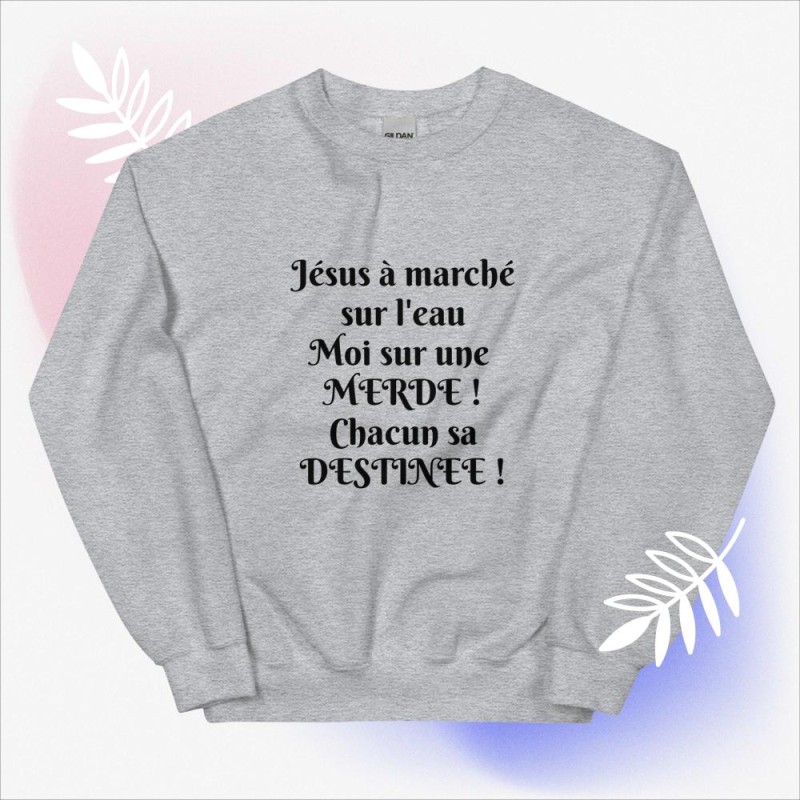 Sweat Unisexe à Col Rond