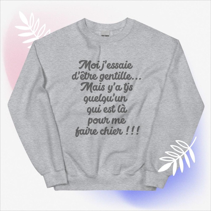 Sweat Unisexe à Col Rond