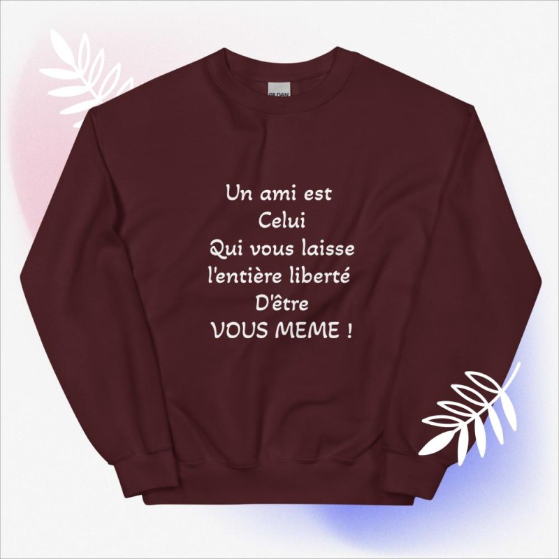 Sweat Unisexe à Col Rond