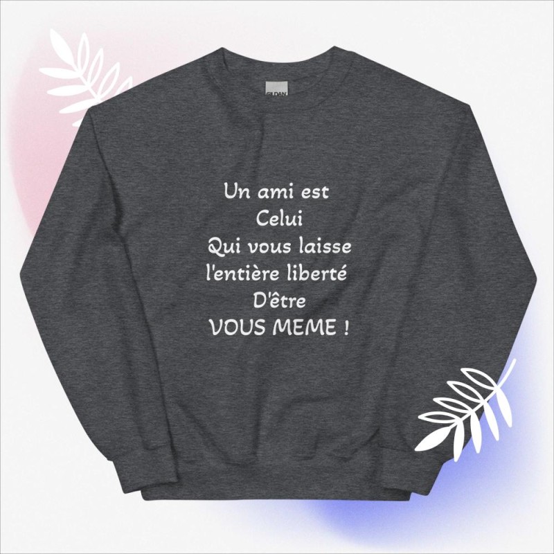 Sweat Unisexe à Col Rond