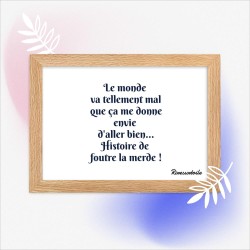 Poster en Papier Mat Encadré