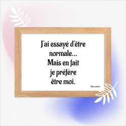 Poster en Papier Mat Encadré