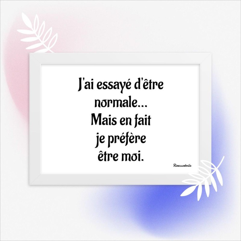 Poster en Papier Mat Encadré