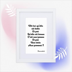 Poster en Papier Mat Encadré