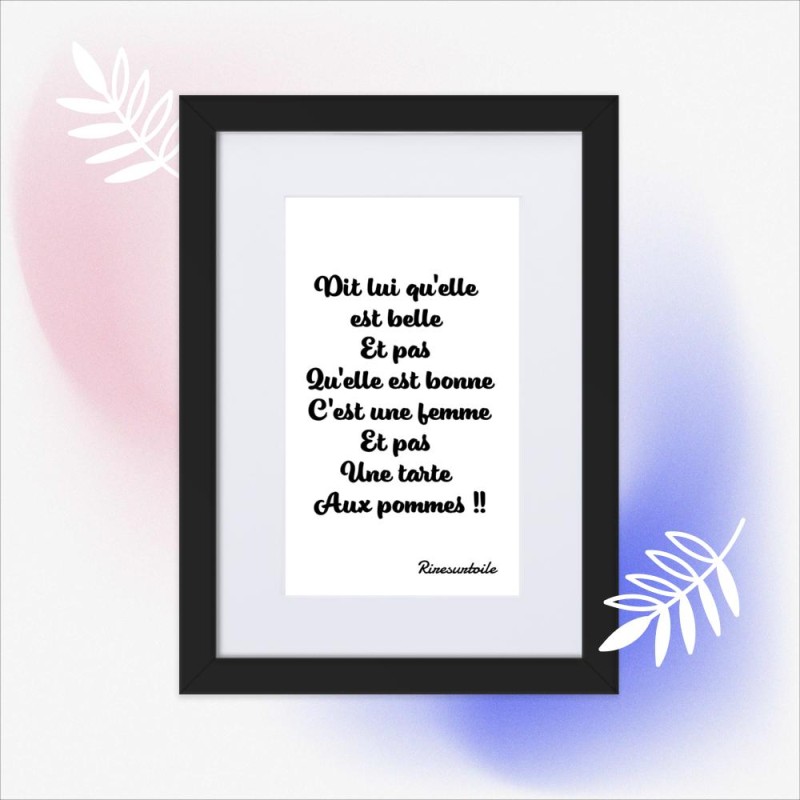 Poster en Papier Mat Encadré