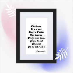 Poster en Papier Mat Encadré