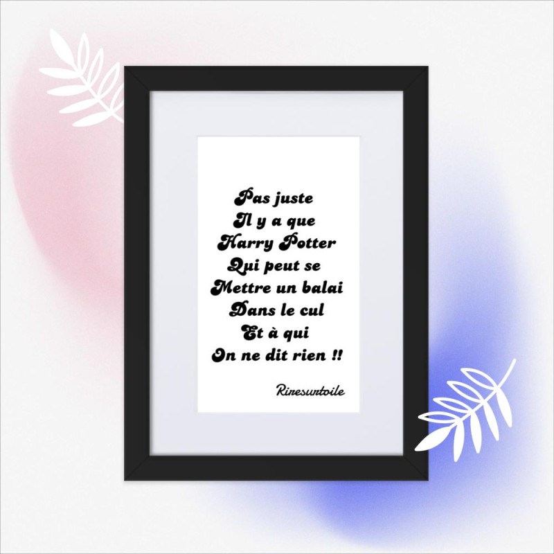 Poster en Papier Mat Encadré
