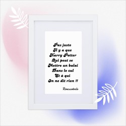 Poster en Papier Mat Encadré