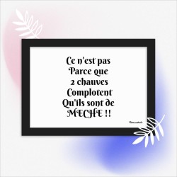 Poster en Papier Mat Encadré