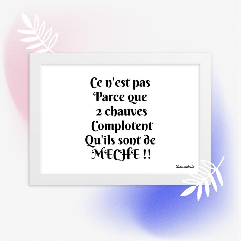 Poster en Papier Mat Encadré