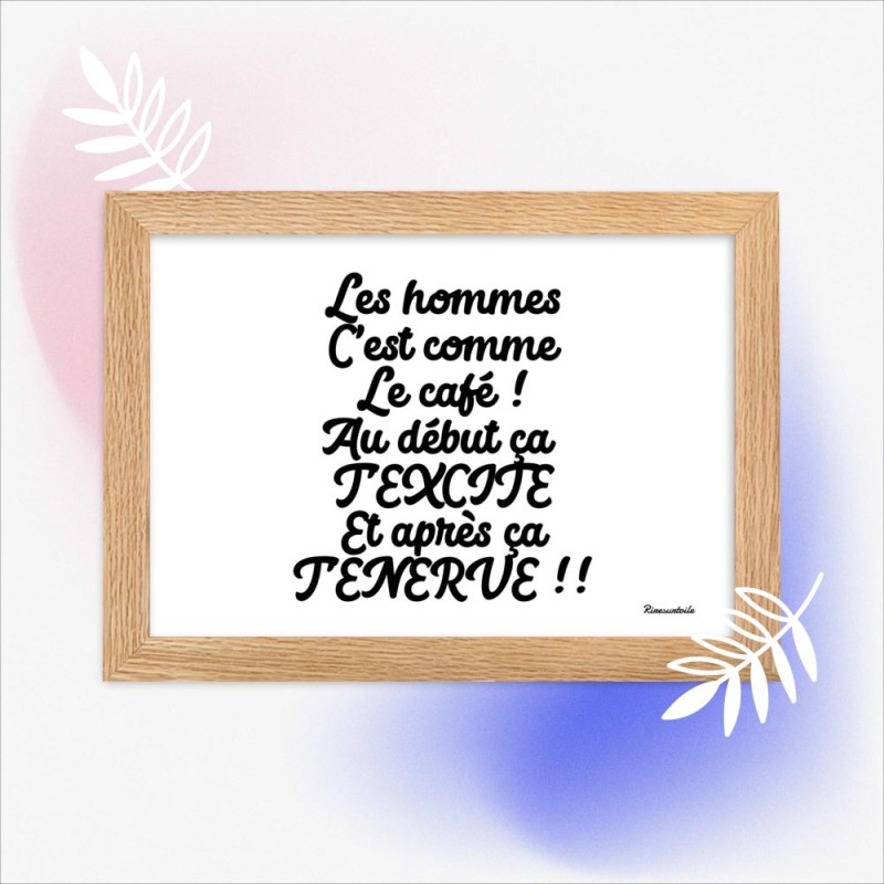 Poster en Papier Mat Encadré