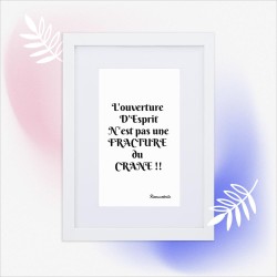 Poster en Papier Mat Encadré