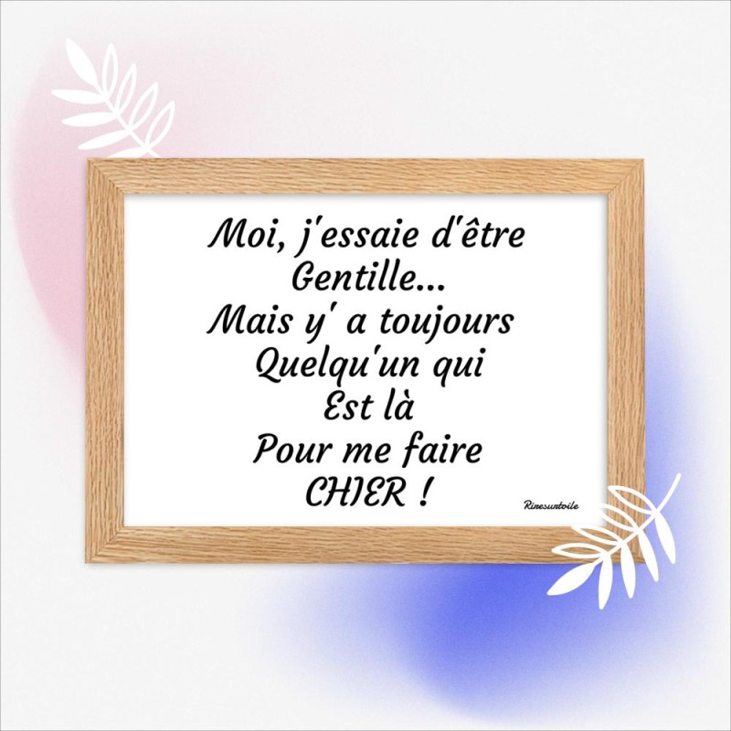 Poster en Papier Mat Encadré