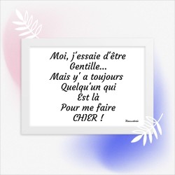 Poster en Papier Mat Encadré