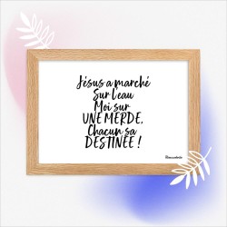 Poster en Papier Mat Encadré
