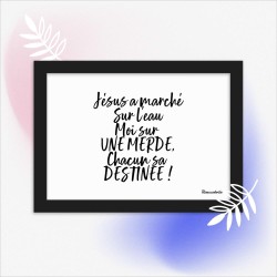 Poster en Papier Mat Encadré