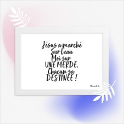 Poster en Papier Mat Encadré