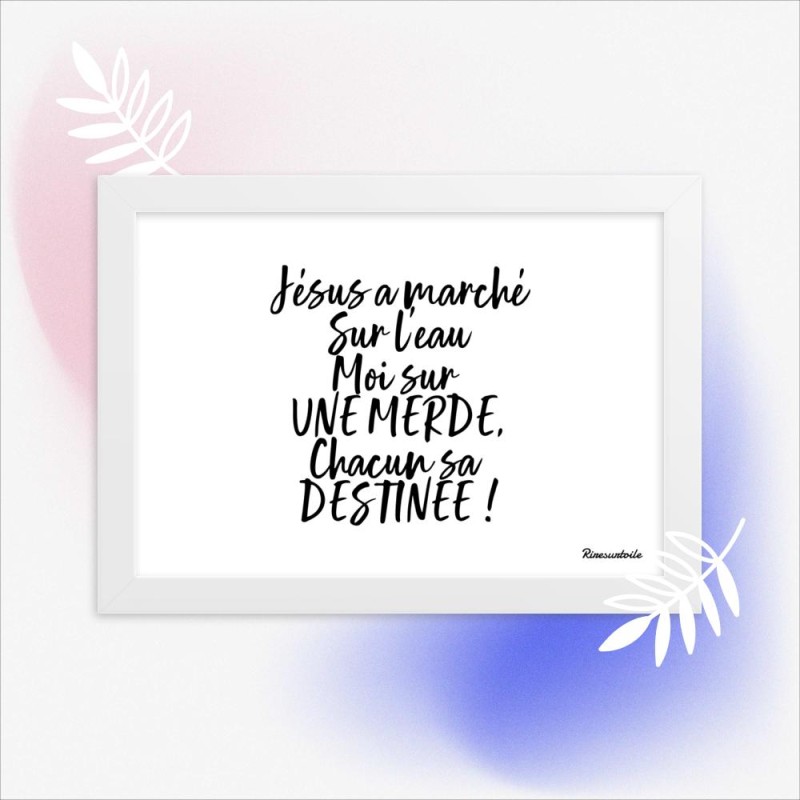 Poster en Papier Mat Encadré