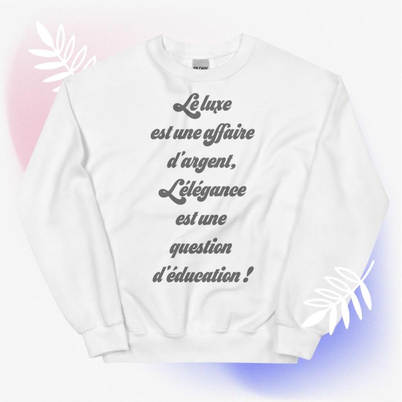 Sweat Unisexe à Col Rond