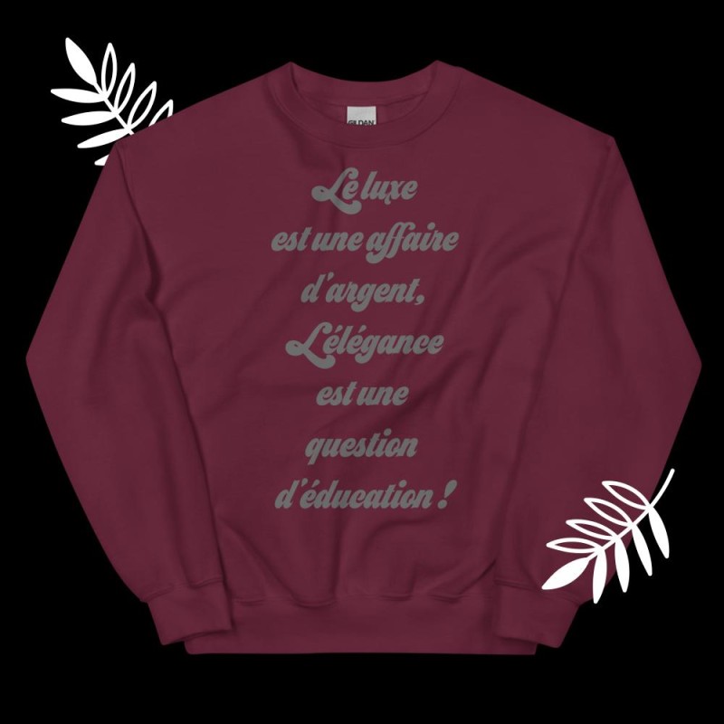 Sweat Unisexe à Col Rond